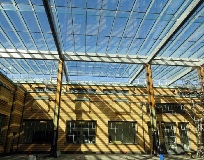 Sneak preview nieuwe glasconstructie Haagse musea