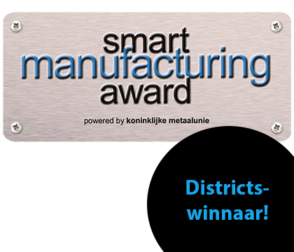 Octatube districtswinnaar Metaalunie Smart Manufacturing Award