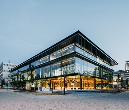 Glazen gevels Echo genomineerd voor Glas Award 2023