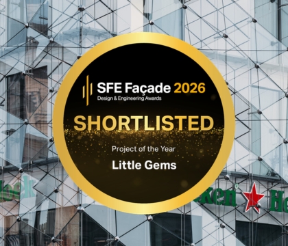Genomineerd voor de SFE Fa&ccedil;ade Design & Engineering Awards 2026