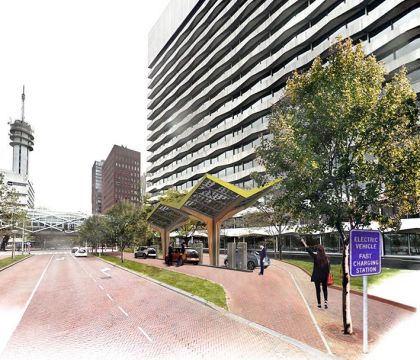 Een nieuw Fastned city station in Den Haag Ypenburg