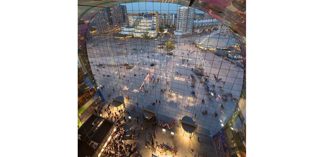 Kabelnetgevels Markthal Rotterdam