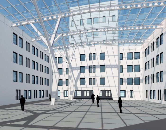 Glass Atrium Roof Ten Thirty Amstelveen