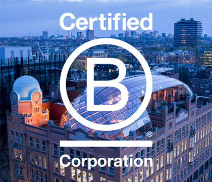 Proud to be a B Corp!&trade;