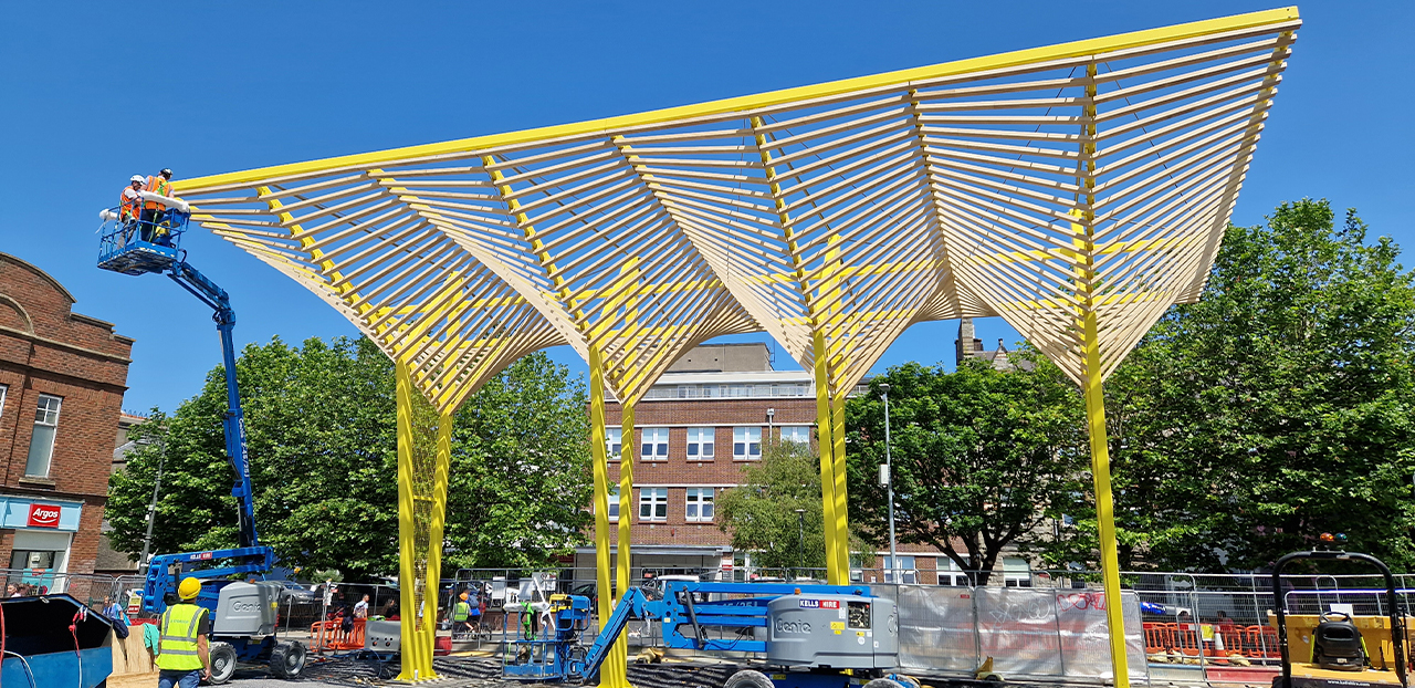 Myrtle Square Canopy has been realised