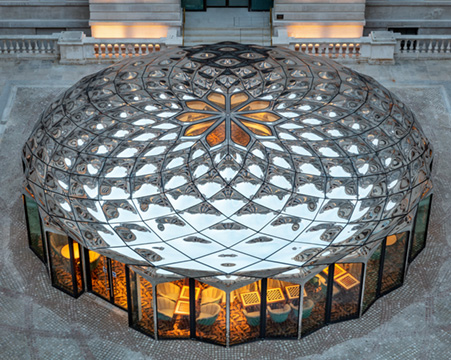 Remarkable pavilion realised in London