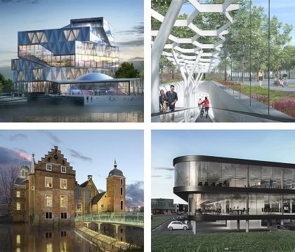 Installation access bridge Ruurlo Castle