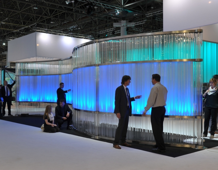 Glass Wall for Schott at Glasstech D&uuml;sseldorf