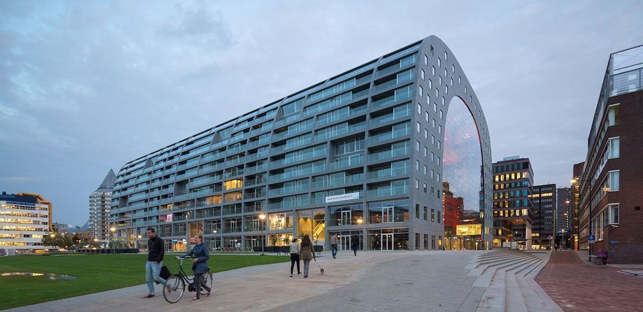 Cablenet facades Market Hall Rotterdam
