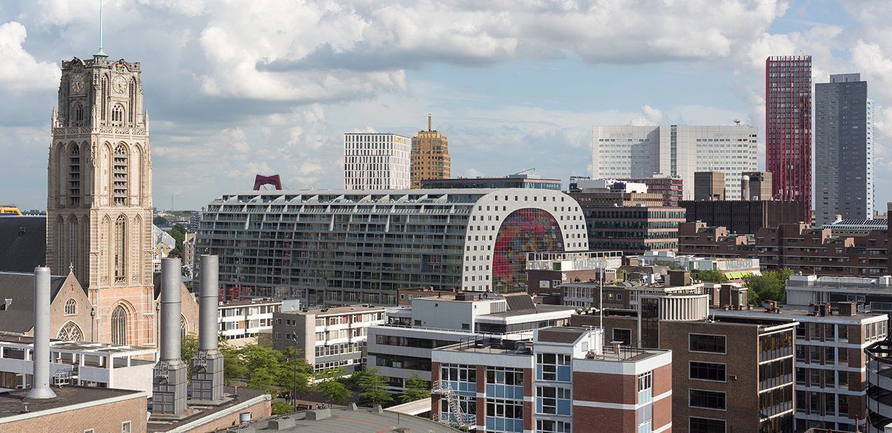 Cablenet facades Market Hall Rotterdam