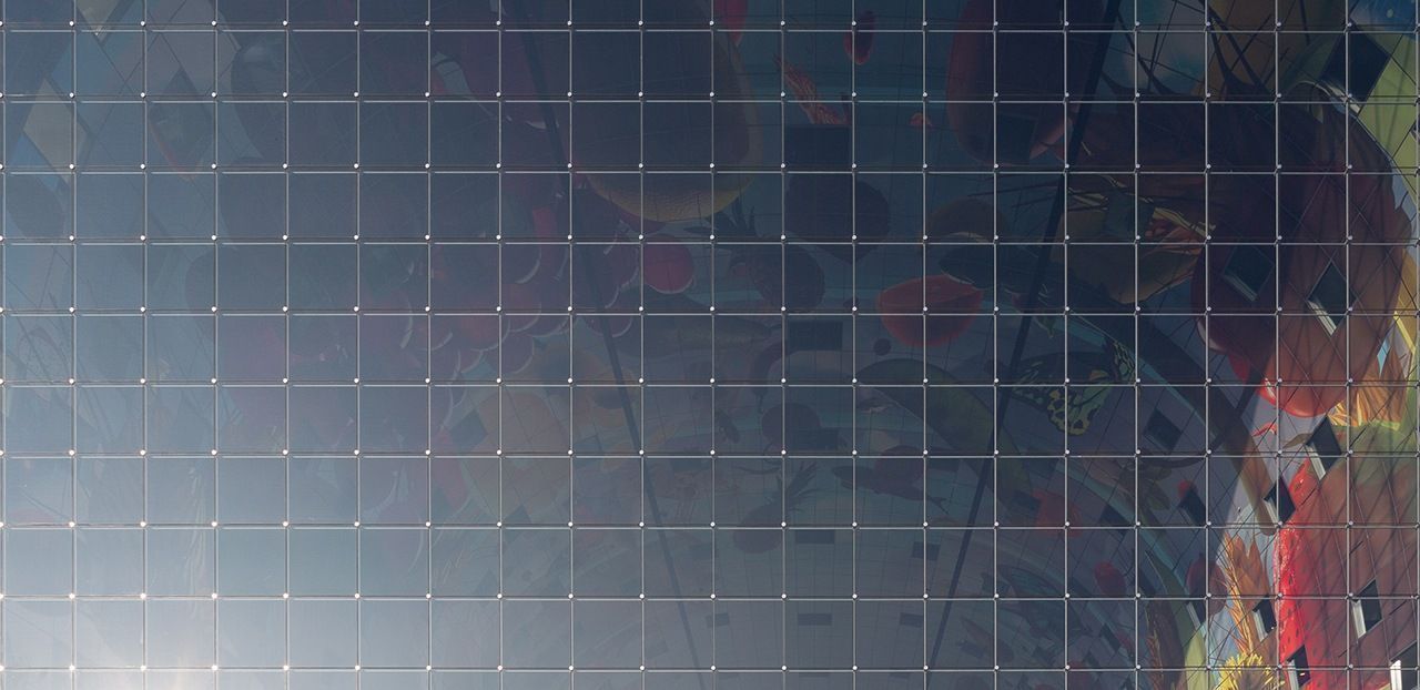 Cablenet facades Market Hall Rotterdam